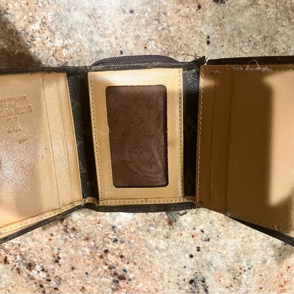 Vintage Louis Vuitton trifold wallet monogram LV - Picture 8 of 12